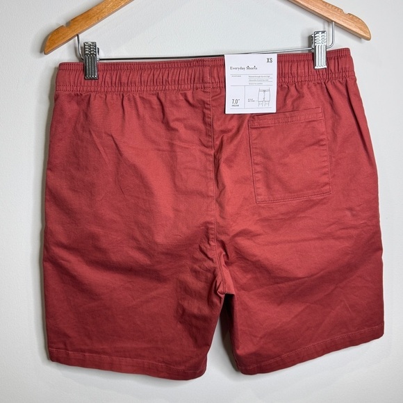 Goodfellow & Co Everyday Burnt Red Men’s Shorts (XS) - Picture 3 of 6